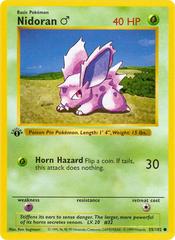 Nidoran (Male) - 55/102 - Common - 1st Edition - (Foreign)